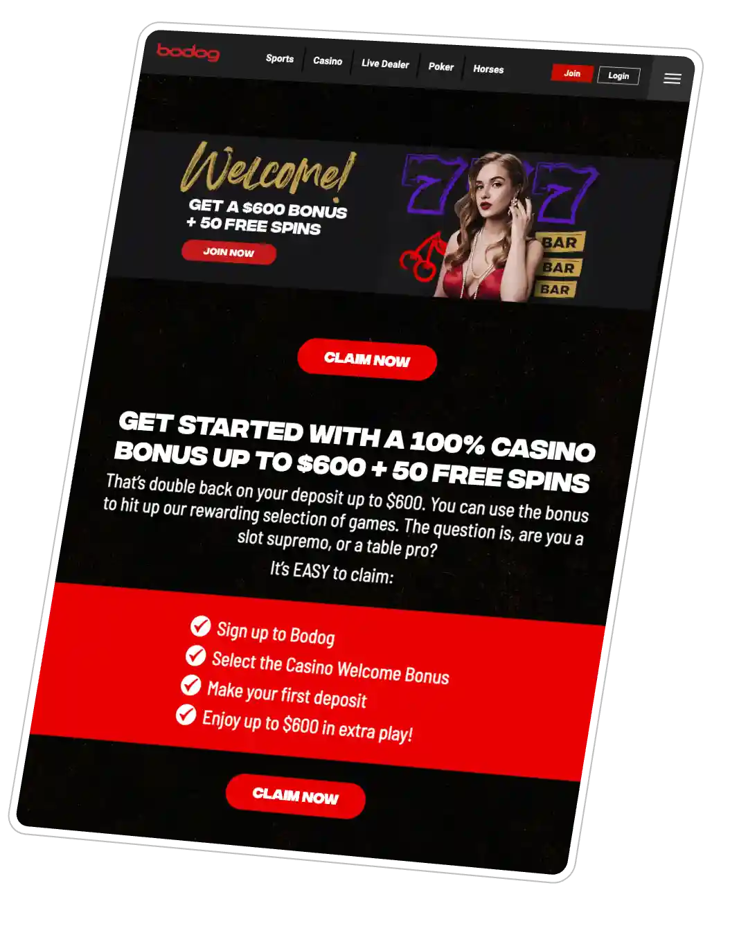 bodog deposit bonus code